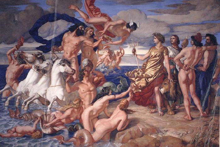 William Dyce Neptune Resigning to Britannia the Empire of the sea